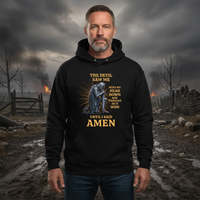 Load image into Gallery viewer, The devil saw me with my head down until I said Amen
