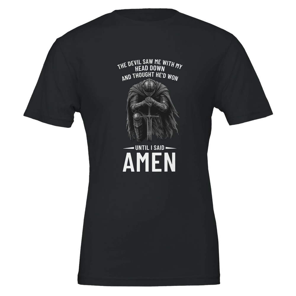 Amen Premium Unisex Crewneck T-shirt | Bella + Canvas 3001