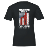 American by birth Christian by the grace of God Premium Crewneck T-shirt