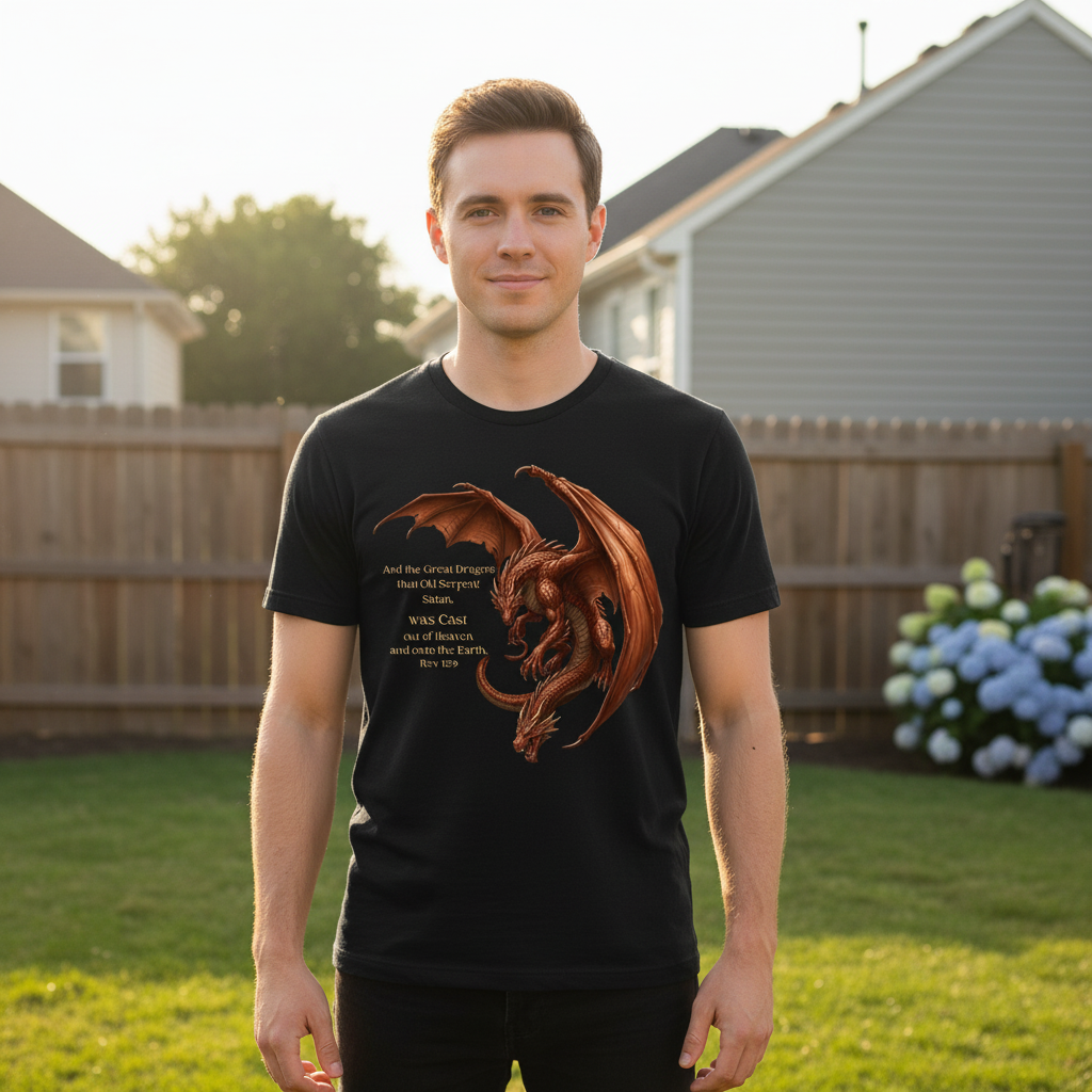 And that great dragon that old serpent Satan Premium Crewneck T-shirt