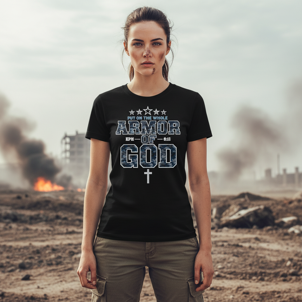 Armor of God Premium Unisex Crewneck T-shirt | Bella + Canvas 3001