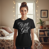 Load image into Gallery viewer, Be still and know that I am God Premium Unisex Crewneck T-shirt

