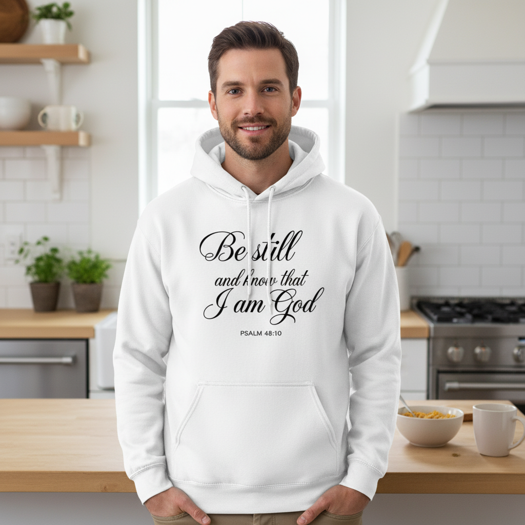 Be Still and Know That I Am God Premium Pullover Hoodie