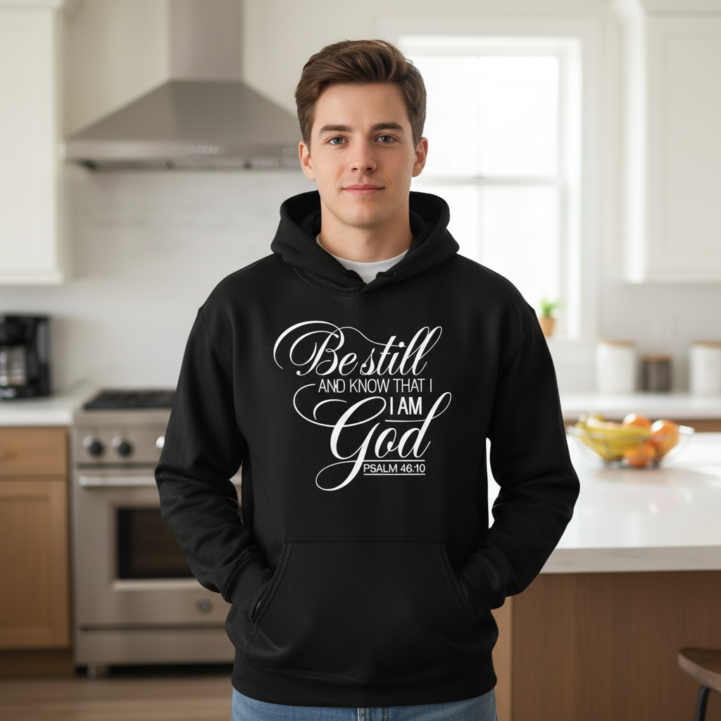Be still and know that I am God Premium Pullover Hoodie