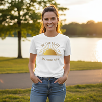 Load image into Gallery viewer, Be the light Premium Unisex Crewneck T-shirt | Bella + Canvas 3001
