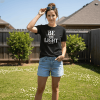 Load image into Gallery viewer, Be the light Premium Unisex Crewneck T-shirt
