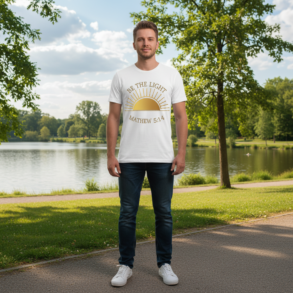Be the light Premium Crewneck T-shirt