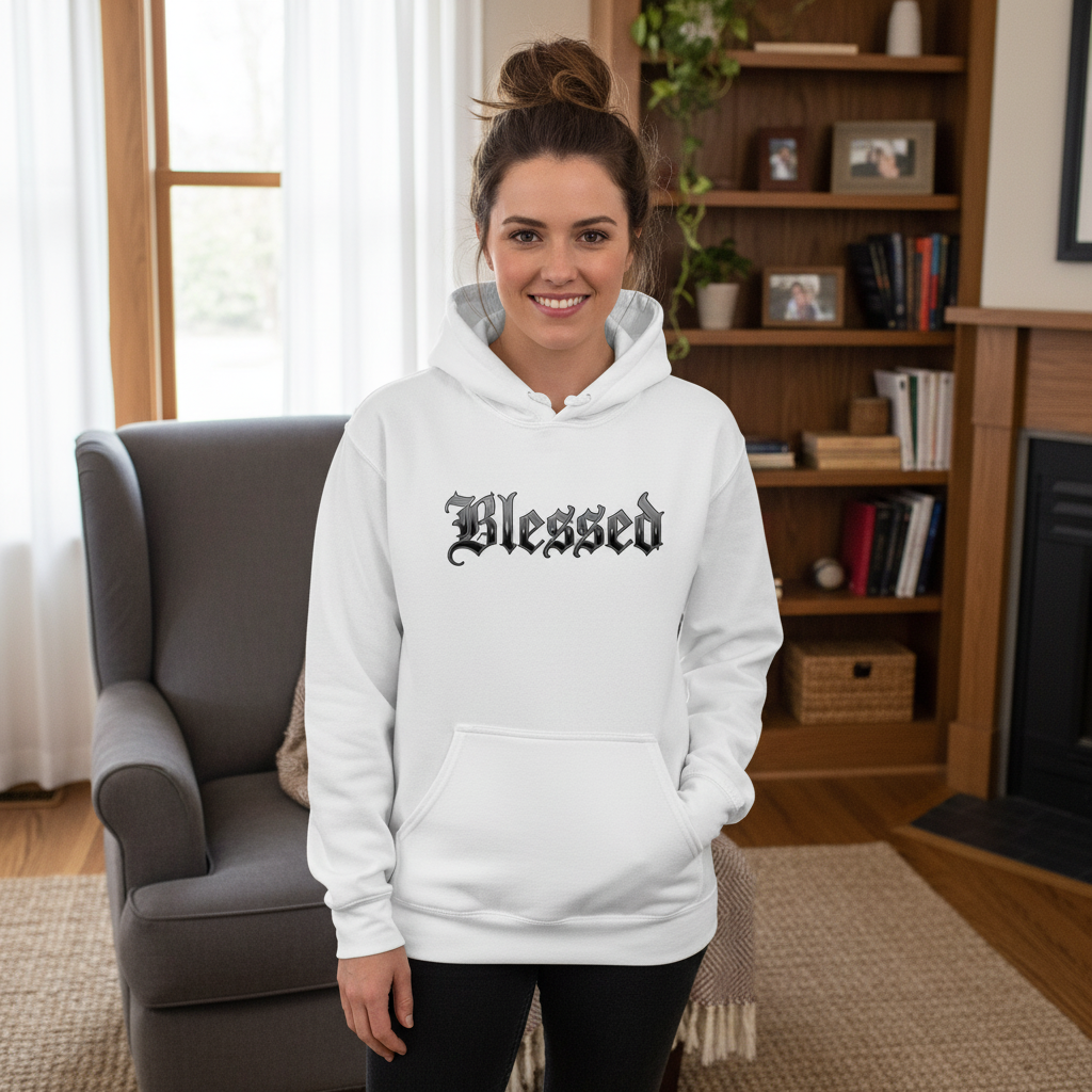 Blessed (2) Premium Pullover Hoodie