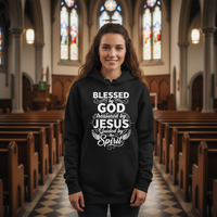 Load image into Gallery viewer, Blessed by God Classic Unisex Pullover Hoodie | Gildan® 18500
