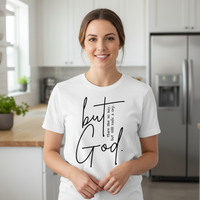 Load image into Gallery viewer, But God Premium Unisex Crewneck T-shirt | Bella + Canvas 3001
