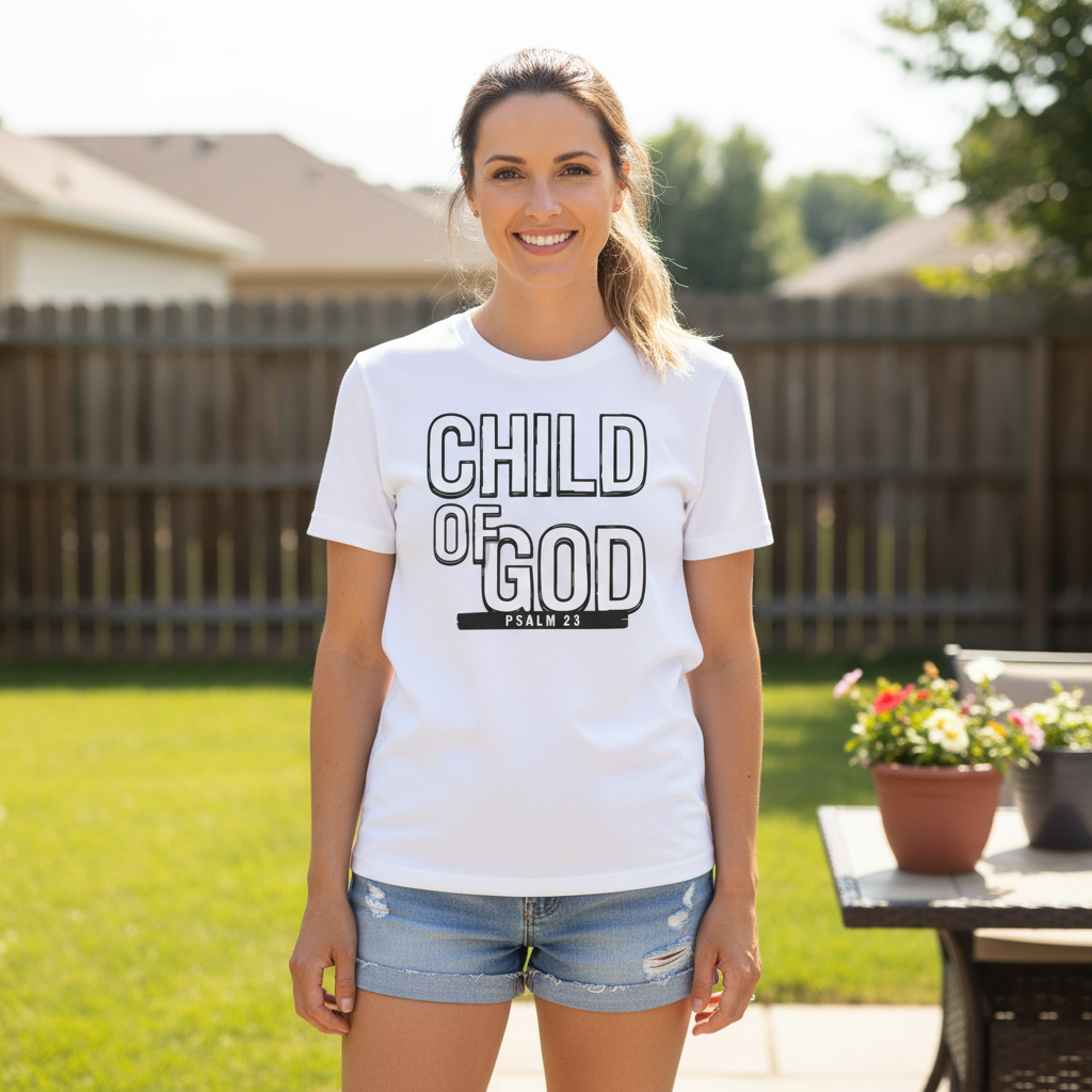Child Of God Premium Unisex Crewneck T-shirt | Bella + Canvas 3001