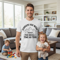 Load image into Gallery viewer, Created with a purpose Premium Unisex Crewneck T-shirt | Bella + Canvas 3001
