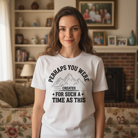 Created with a purpose Premium Unisex Crewneck T-shirt | Bella + Canvas 3001