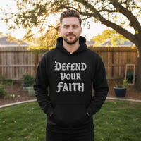 Load image into Gallery viewer, Defend your faith Unisex Pullover Hoodie

