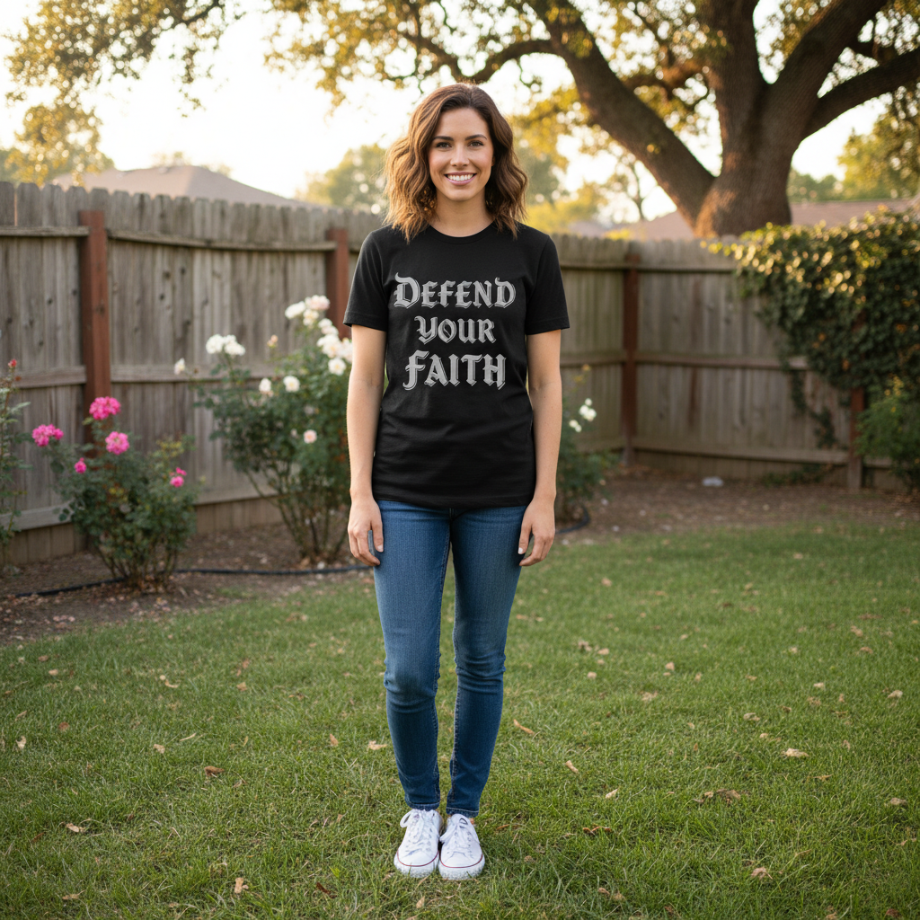 Defend your faith (1) Premium Crewneck T-shirt