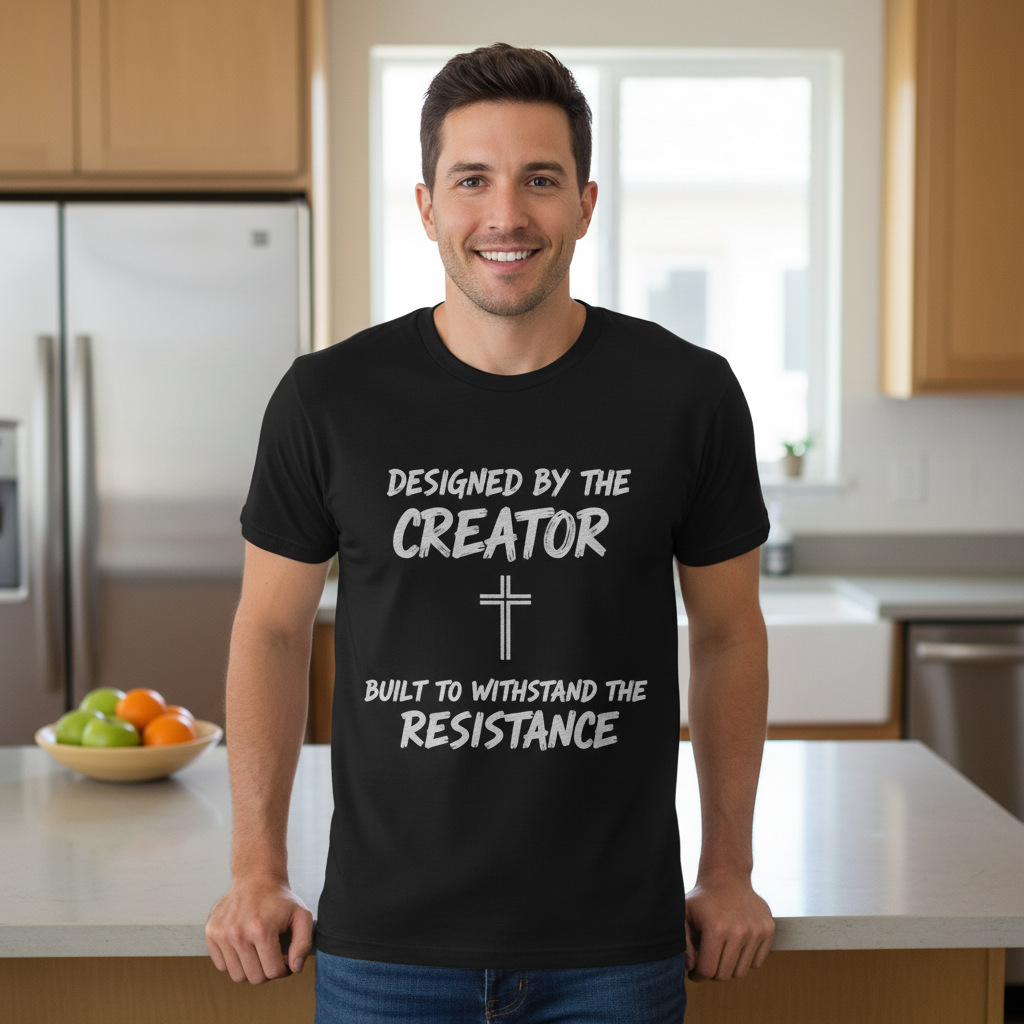 Designed by the creator built to withstand the resistance Premium Unisex Crewneck T-shirt