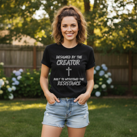 Designed by the creator built to withstand the resistance Premium Unisex Crewneck T-shirt