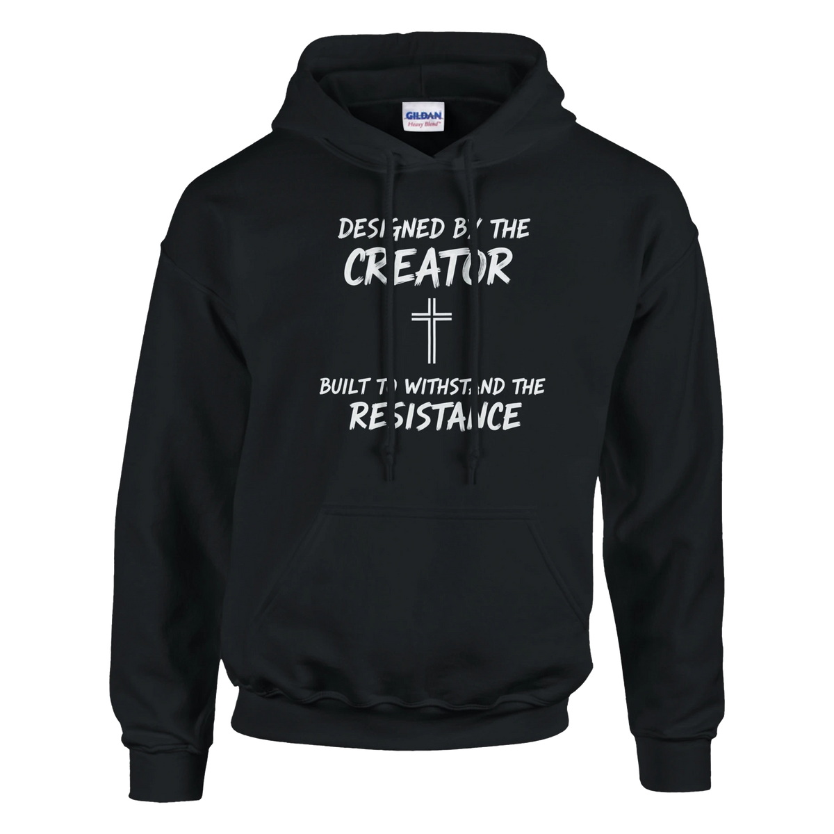 Designed by the creator built to withstand the resistance Unisex Pullover Hoodie