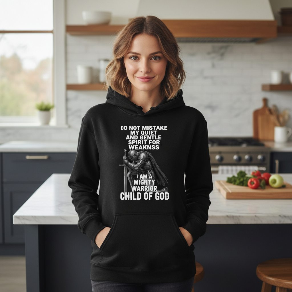 Do not mistake my quiet and gentle spirit for weakness Premium Pullover Hoodie