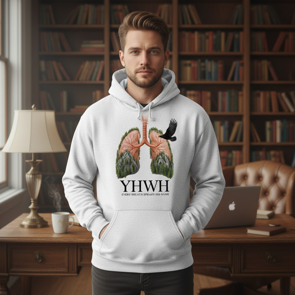 Every breath speaks his name Classic Unisex Pullover Hoodie | Gildan® 18500