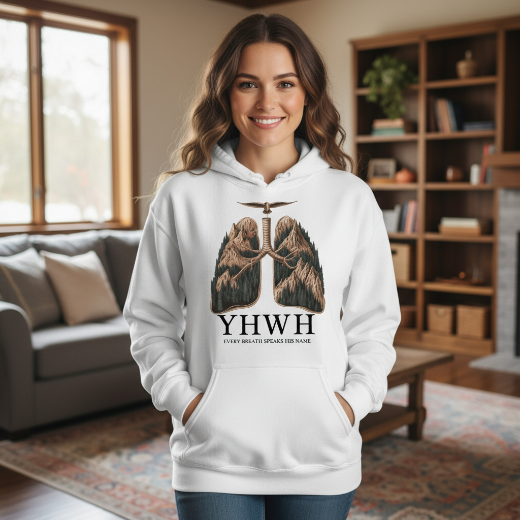 Every breath speaks his name Classic Unisex Pullover Hoodie | Gildan® 18500