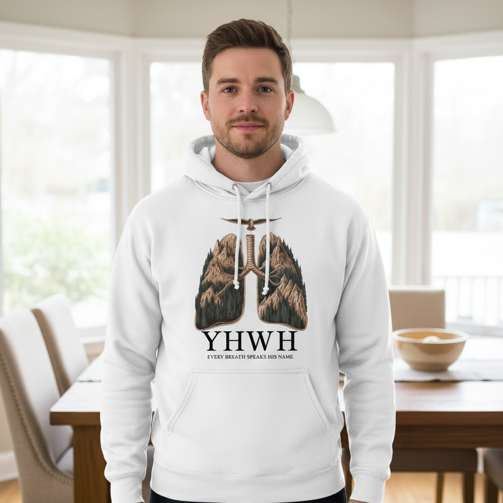 Every breath speaks his name Classic Unisex Pullover Hoodie | Gildan® 18500