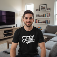Load image into Gallery viewer, Faith Heavyweight Unisex Crewneck T-shirt | Gildan® 5000
