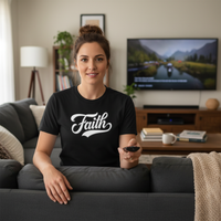 Load image into Gallery viewer, Faith Heavyweight Unisex Crewneck T-shirt | Gildan® 5000
