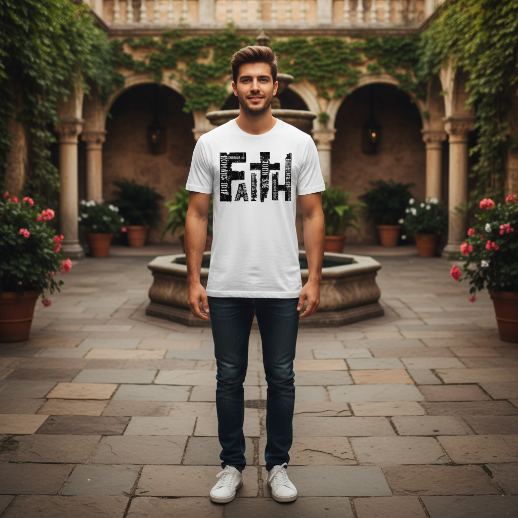 Faith (2) Premium Unisex Crewneck T-shirt