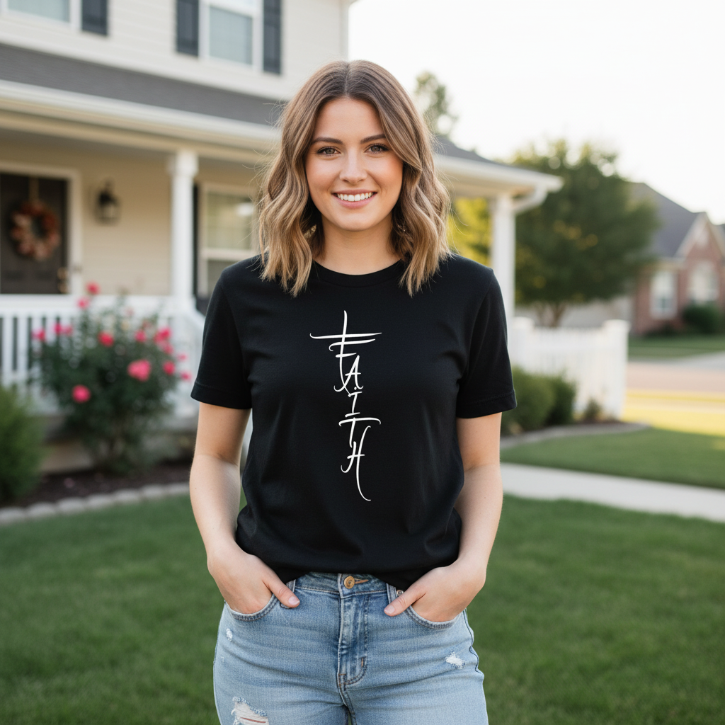 Faith (5) Premium Crewneck T-shirt