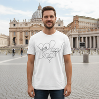 Load image into Gallery viewer, Faith Hope Love (2) Premium Unisex Crewneck T-shirt | Bella + Canvas 3001
