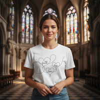 Load image into Gallery viewer, Faith Hope Love (2) Premium Unisex Crewneck T-shirt | Bella + Canvas 3001
