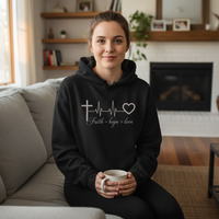 Faith Hope Love Premium Pullover Hoodie