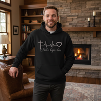 Faith Hope Love Premium Pullover Hoodie