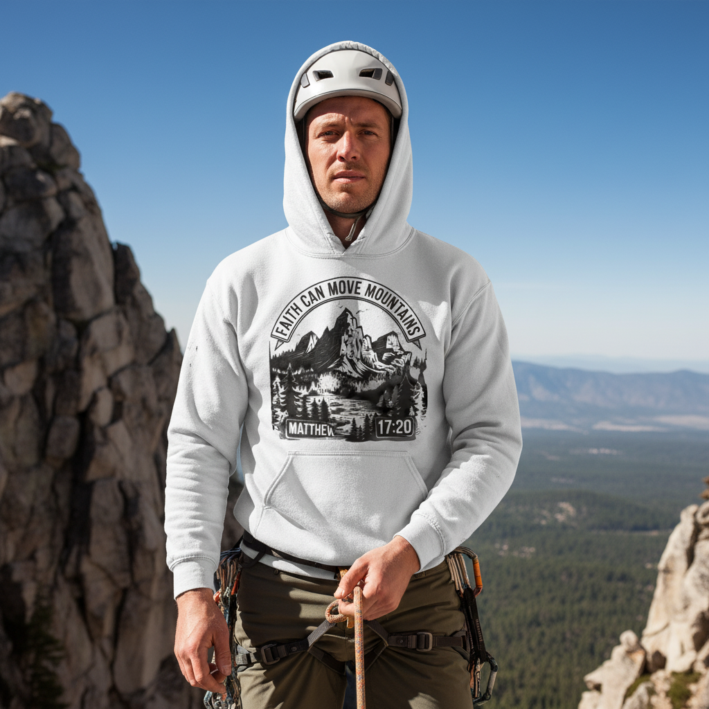Faith can move mountains (1) Classic Unisex Pullover Hoodie | Gildan® 18500