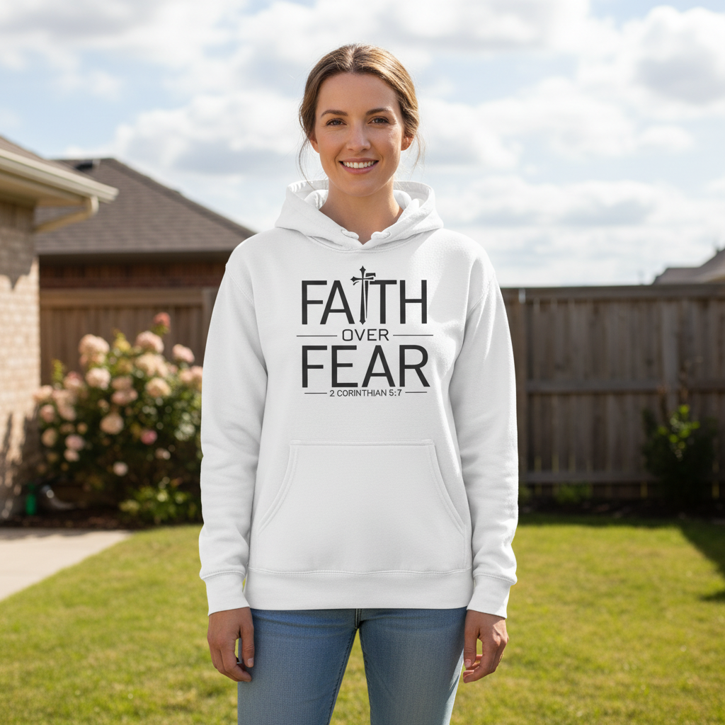 Faith over fear (4) Classic Unisex Pullover Hoodie | Gildan® 18500