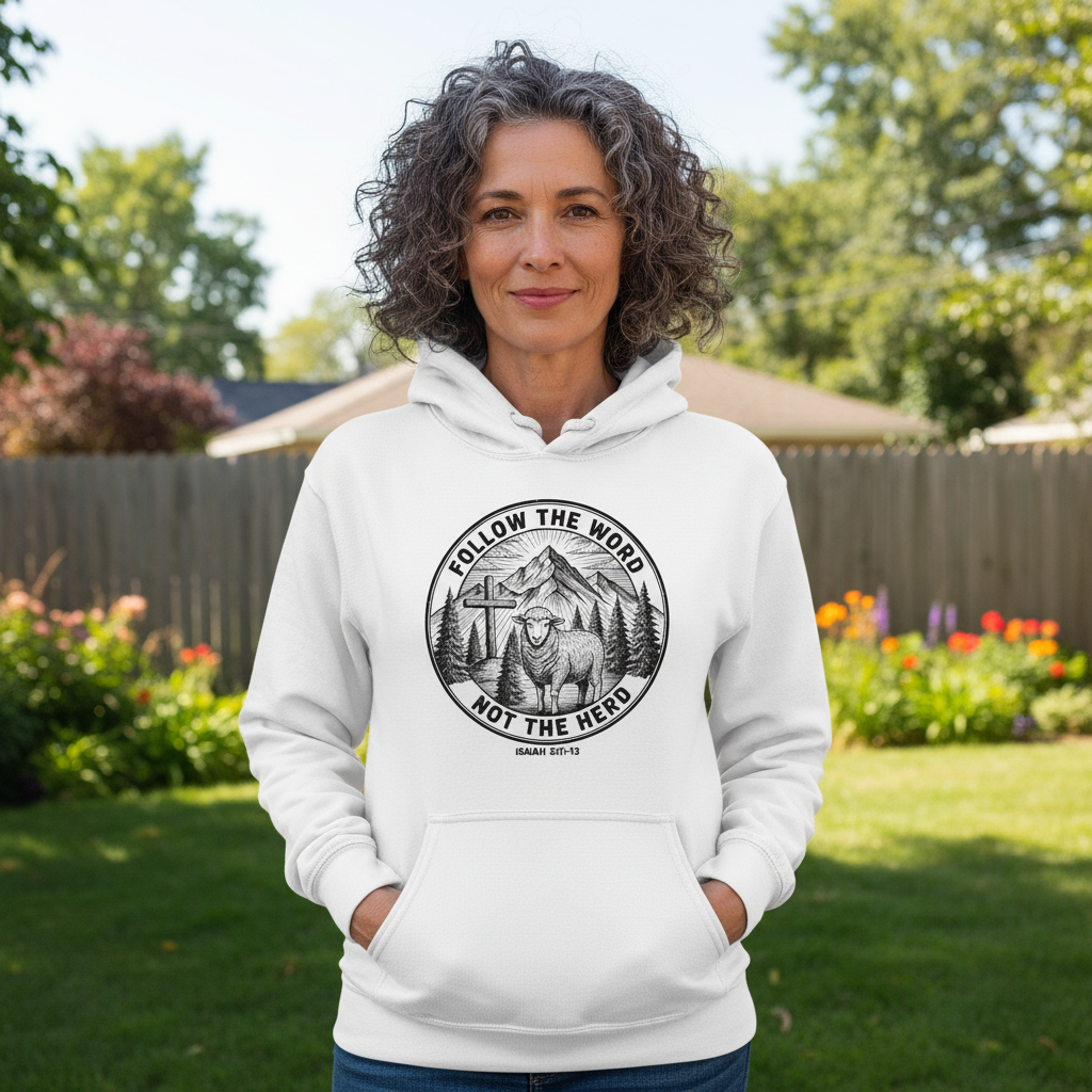 Follow the word Classic Unisex Pullover Hoodie | Gildan® 18500