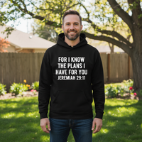 Load image into Gallery viewer, For I know the plans I have for you Unisex Pullover Hoodie
