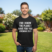 Load image into Gallery viewer, For I know the plans I have for you Premium Unisex Crewneck T-shirt

