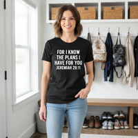 Load image into Gallery viewer, For I know the plans I have for you Premium Unisex Crewneck T-shirt
