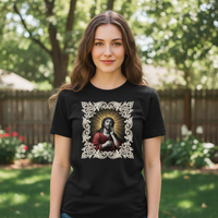 Load image into Gallery viewer, Framed Jesus Premium Unisex Crewneck T-shirt
