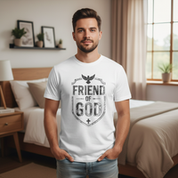 Load image into Gallery viewer, Friend of God Premium Unisex Crewneck T-shirt
