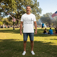 Load image into Gallery viewer, God Family Country Premium Unisex Crewneck T-shirt | Bella + Canvas 3001
