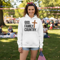 Load image into Gallery viewer, God Family Country (1) Classic Unisex Pullover Hoodie | Gildan® 18500
