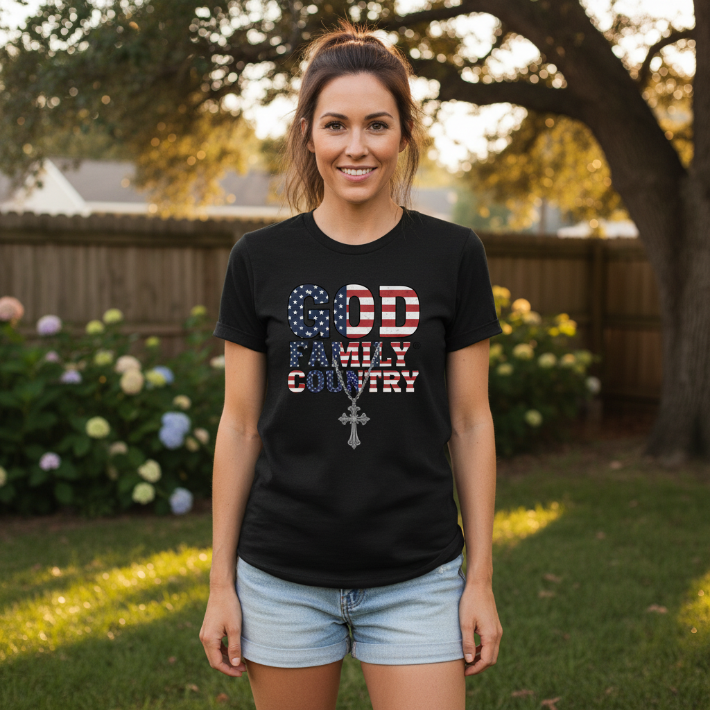God family country (3) Premium Crewneck T-shirt