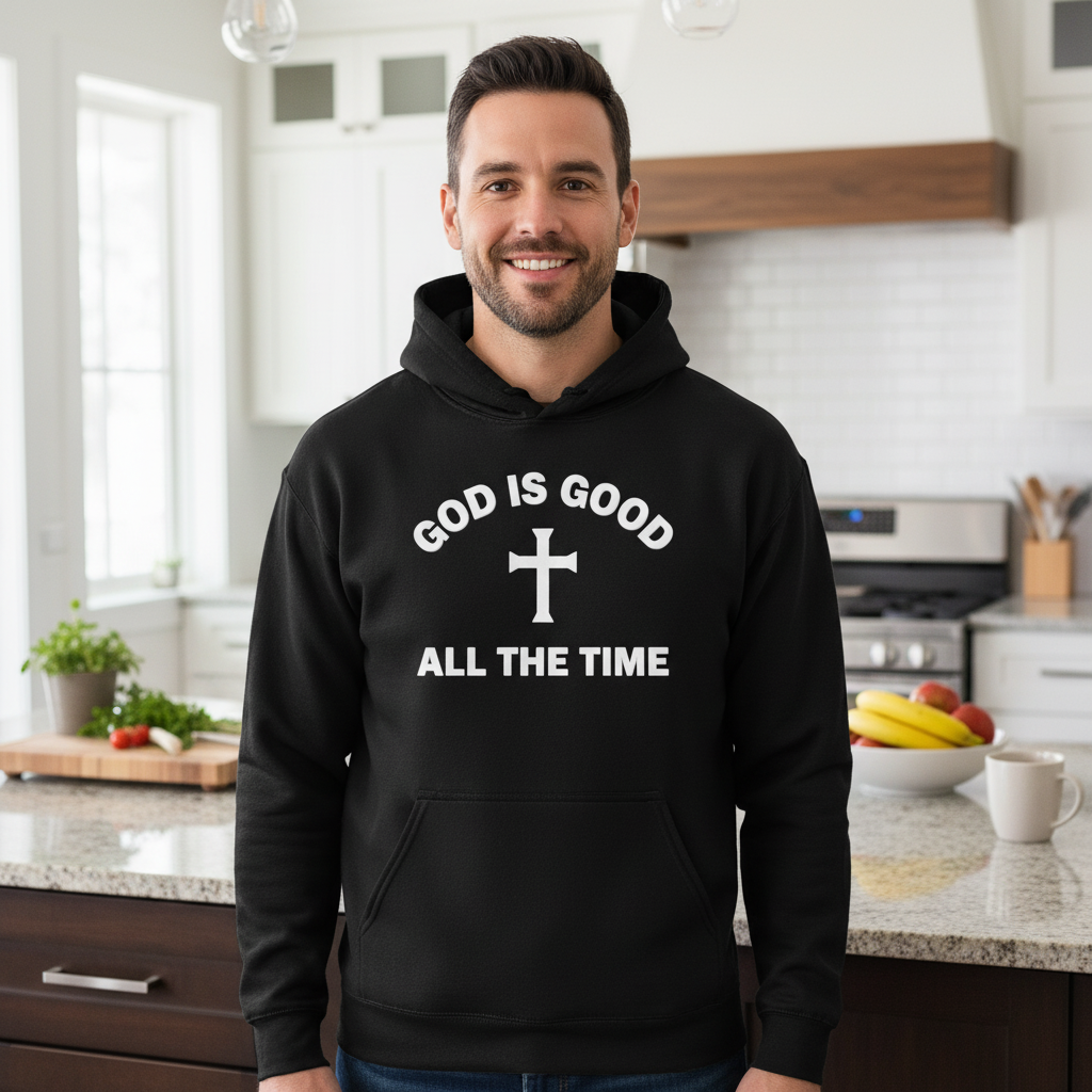 God is good all the time Unisex Pullover Hoodie