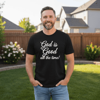 Load image into Gallery viewer, God is good all the time Premium Crewneck T-shirt
