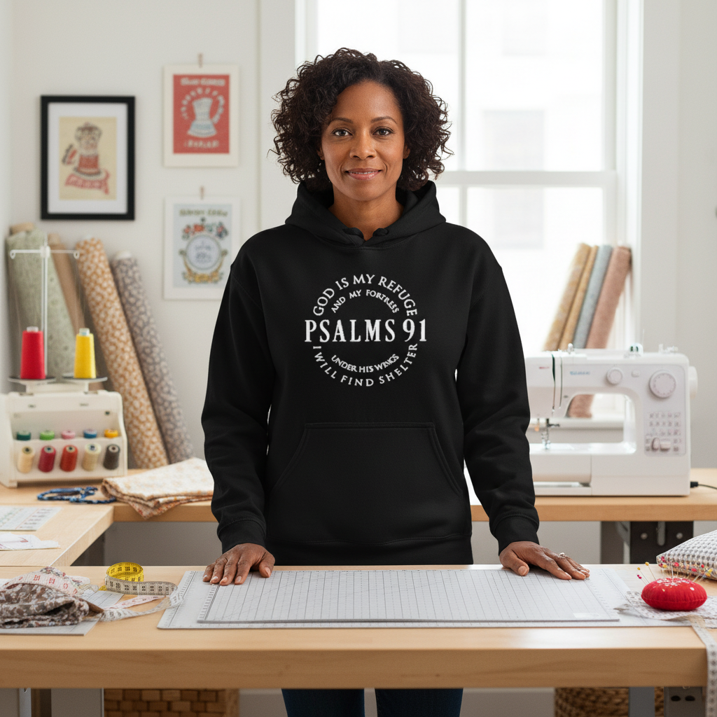 God is my refuge (3) Classic Unisex Pullover Hoodie | Gildan® 18500