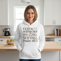 Load image into Gallery viewer, God is within her (1) Classic Unisex Pullover Hoodie | Gildan® 18500
