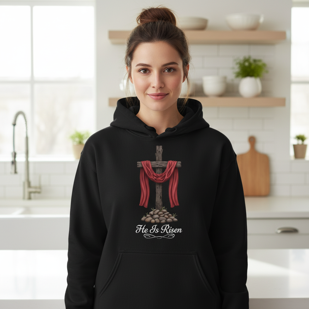 He is risen (3) Premium Pullover Hoodie